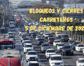 Bloqueos y cierres de carreteras en México este 5 de diciembre de 2025. EL INFORMADOR / ARCHIVO