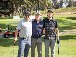 Omar Álvarez del Castillo, Carlos Barragán y Alejandro Maciel. GENTE BIEN JALISCO / J. Soltero