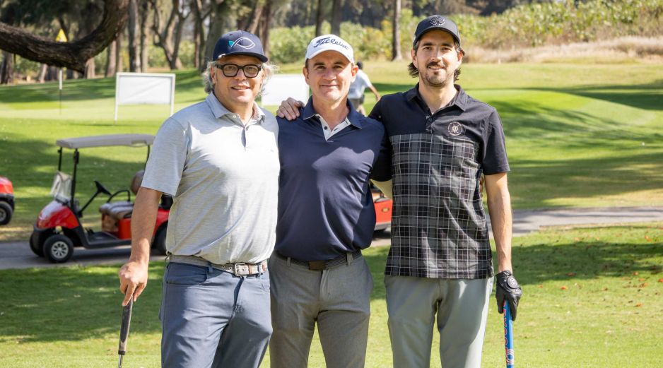 Omar Álvarez del Castillo, Carlos Barragán y Alejandro Maciel. GENTE BIEN JALISCO / J. Soltero