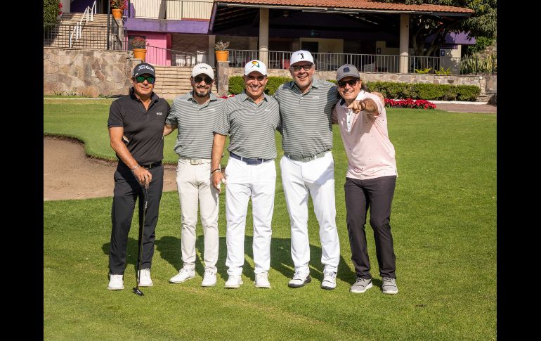 Guillermo González, Labrador Álvarez, Mario Nuño, Juan Urzúa y Gustavo Camarena. GENTE BIEN JALISCO / J. Soltero