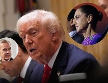 Los tres líderes de América del Norte coincidieron por primera vez en un mismo espacio durante la celebración del Sorteo del Mundial 2026. AP / ARCHIVO