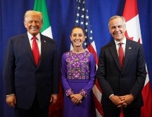 Al llegar triunfal a la alfombra del sorteo del Mundial, Trump declaró a la prensa que la relación con sus vecinos es buena: 