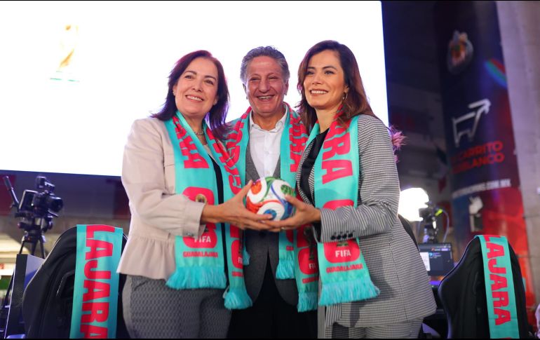 En el evento estuvieron presentes la alcaldesa de Guadalajara, Verónica Delgadillo; el alcalde de Zapopan, Juan José Frangie; la Host City Manager de Guadalajara, Olimpia Cabral; y el embajador mundialista Fernando Quirarte. CORTESÍA