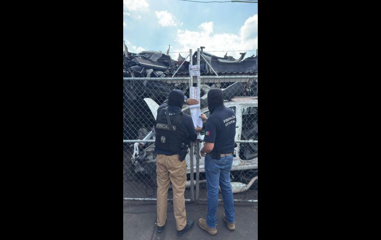 Aseguran dos negocios en operativos realizados en las colonias Las Conchas y La Perla. ESPECIAL/FISCALÍA DEL ESTADO