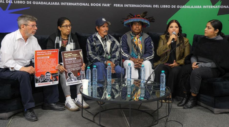 Uno de los integrantes acusó que en la comunidad indígena de San Lorenzo Azqueltán, enfrentan conflictos porque el Crimen Organizado se buscan adueñar del territorio. EL INFORMADOR / A. Navarro