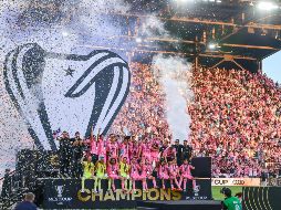 Lionel Messi alcanzó el trofeo número 44 de su carrera, ampliando un legado ya monumental. EFE/ C. HERRERA-ULASHKEVICH.