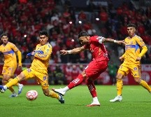Tigres y Toluca se enfrentaron en la jornada 3 del torneo, con resultado favorable para la UANL. IMAGO7/J. Esquivel