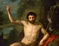 «Juan es aquel de quien el profeta Isaías hablaba, cuando dijo: Una voz clama en el desierto: Preparen el camino del Señor, enderecen sus senderos.». «Juan el Bautista predicando en el desierto», de Anton Raphael Mengs