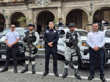 Dependencias de seguridad desplegarán elementos para cumplir operativo en el Centro Histórico, en la Americana, Miravalle y Artesanos. ESPECIAL / Policía de Guadalajara