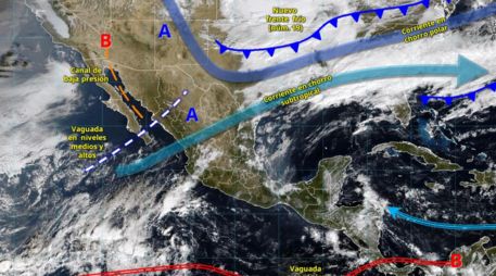 El SMN advirtió que las lluvias podrían ocasionar deslaves, inundaciones y crecidas de ríos, mientras que los vientos fuertes representan riesgo de caída de árboles y estructuras ligeras. ESPECIAL/ SMN.