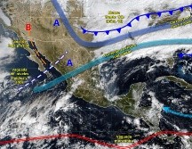 El SMN advirtió que las lluvias podrían ocasionar deslaves, inundaciones y crecidas de ríos, mientras que los vientos fuertes representan riesgo de caída de árboles y estructuras ligeras. ESPECIAL/ SMN.