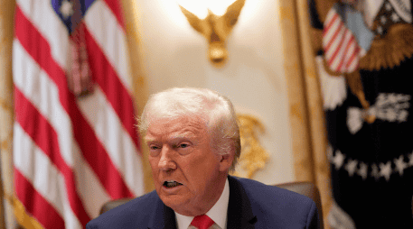 Trump señaló que México aún debe más de 800.000 acres-pies de agua acumulados en los últimos cinco años. AP/ J. Demaree