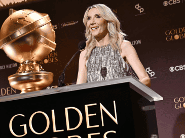Helen Hoehne durante el anuncio de las nominaciones a la 83ª edición anual de los Globos de Oro, celebrado en el hotel Beverly Hilton. GOLDENGLOBES.COM / ARCHIVO