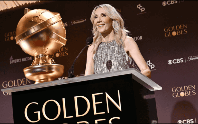 Helen Hoehne durante el anuncio de las nominaciones a la 83ª edición anual de los Globos de Oro, celebrado en el hotel Beverly Hilton. GOLDENGLOBES.COM / ARCHIVO