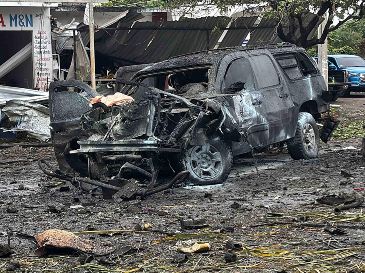 El coche bomba detonó al mediodía del sábado, provocando la muerte de seis personas. SUN