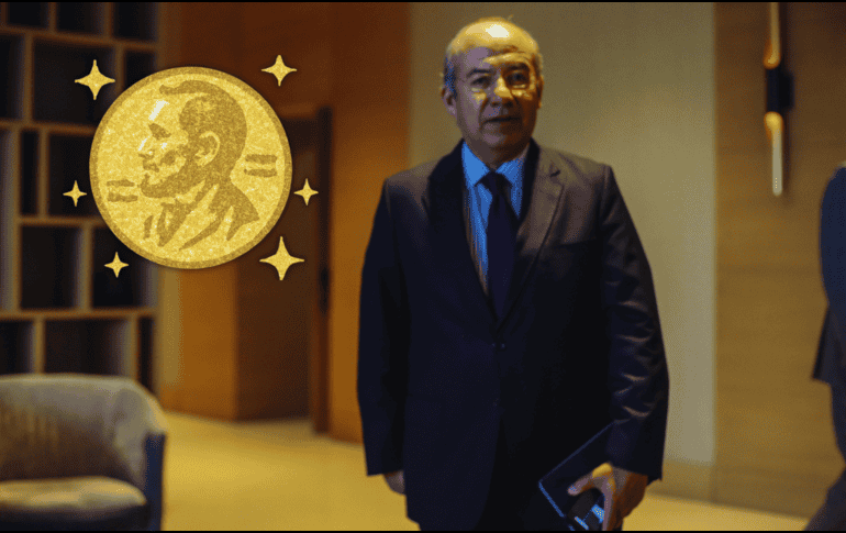 De acuerdo con Calderón, también recibió una invitación oficial de parte de los organizadores del Premio Nobel. EL INFORMADOR / ARCHIVO