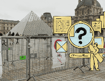 Autoridades señalaron que el robo ocurrió por ciertas fragilidades que afectan al Museo del Louvre desde hace años. EFE / E. Sapiña