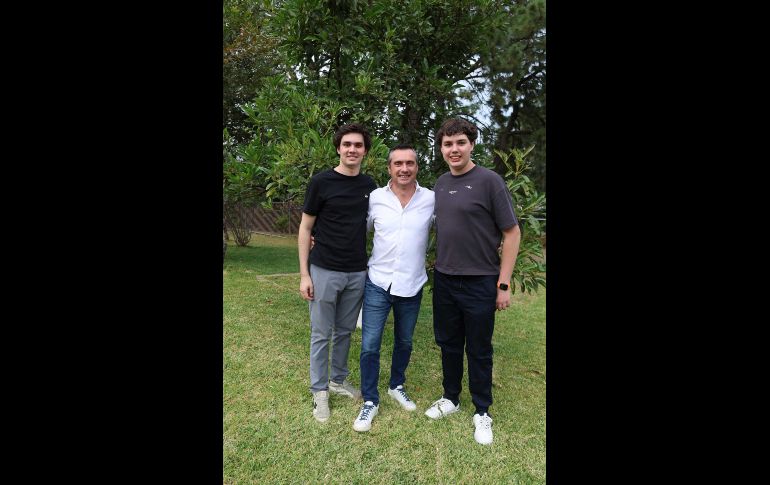 Bruno, Aldo y Carlo Gerini. GENTE BIEN JALISCO / Revista del 12 de diciembre 2025