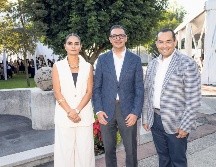 Mariana Belén, Dr. Abraham Mendoza Andrade y Rafael Hernánez. GENTE BIEN JALISCO / “Aniversario Alumni” de la Universidad Panamericana