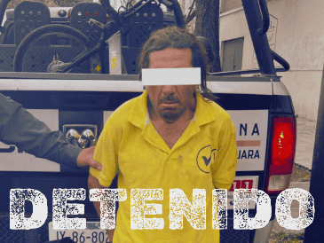 Al detenido le aseguraron cuatro envoltorios transparentes de aparente marihuana con un peso aproximado a los 65.5 gramos. CORTESÍA / SSJ