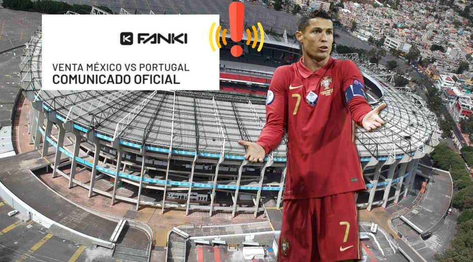 Esto dice el comunicado de Fanki en donde se anuncia la cancelación de la preventa del México vs Portugal del día de hoy. SUN / EFE / ARCHIVO