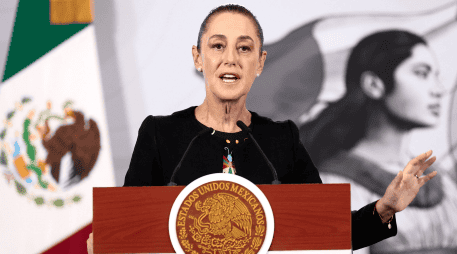 Sheinbaum detalló que las reuniones sobre la deuda hídrica siguen y que ambos países hicieron propuestas y contrapropuestas que se encuentran en análisis. EFE / J. Méndez