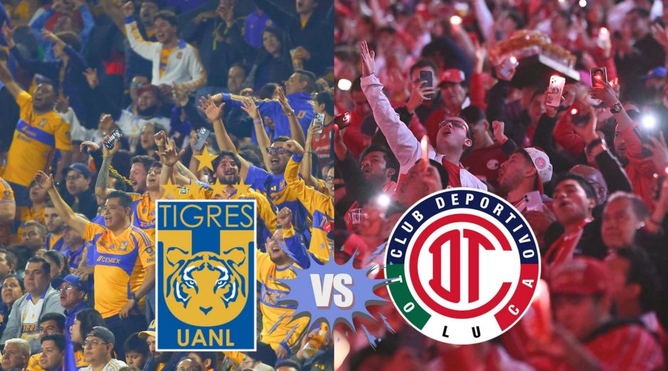 Tigres va por su novena corona, mientras que Toluca está cerca de su doceava estrella y con la que igualarían a las Chivas de Guadalajara. Imago7 / ARCHIVO