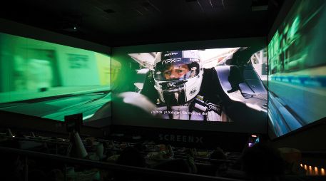 Las películas para Screen X tienen un proceso especial de adaptación o postproducción para incorporar contenido para las pantallas laterales. EL INFORMADOR/J. Acosta