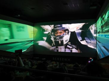 Las películas para Screen X tienen un proceso especial de adaptación o postproducción para incorporar contenido para las pantallas laterales. EL INFORMADOR/J. Acosta