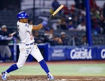 Reynaldo Rodríguez tuvo una noche de tres hits y produjo dos carreras. CORTESÍA/Charros de Jalisco