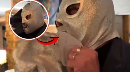 El veterano luchador señaló que, si su hijo resultara derrotado, será él quien se quite la máscara. X/@ChihuahuaNoti
