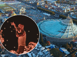 Balvín, se suma así a la gran marea de fieles que rodean a la Virgen de Guadalupe. SUN/ARCHIVO/ESPECIAL/@jbalvin