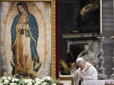 León XIV subrayó el papel de la Virgen de Guadalupe como portadora de consuelo en América. EFE/EPA/F. Frustaci