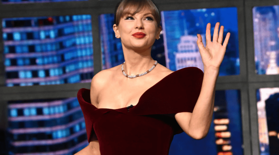 Critican a Taylor Swift por no querer retirarse de la música. ESPECIAL / IG / @colbertlateshow