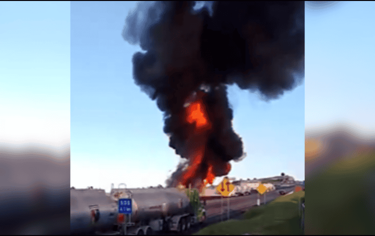 El incidente se registró en el kilómetro 107, dentro del tramo Tejocotal–San Alejo. ESPECIAL