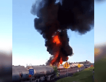 El incidente se registró en el kilómetro 107, dentro del tramo Tejocotal–San Alejo. ESPECIAL