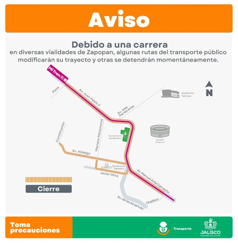  CORTESÍA/ Secretaría de Transporte Jalisco