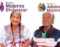 La Pensión Bienestar es uno de los programas que benefician a millones de personas en México. ESPECIAL / Programas para el Bienestar y CANVA