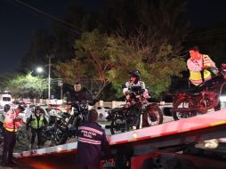 Solo el 30% de las motos son recuperadas, el resto se queda en los corralones debido a distintos factores. ESPECIAL / POLICÍA VIAL