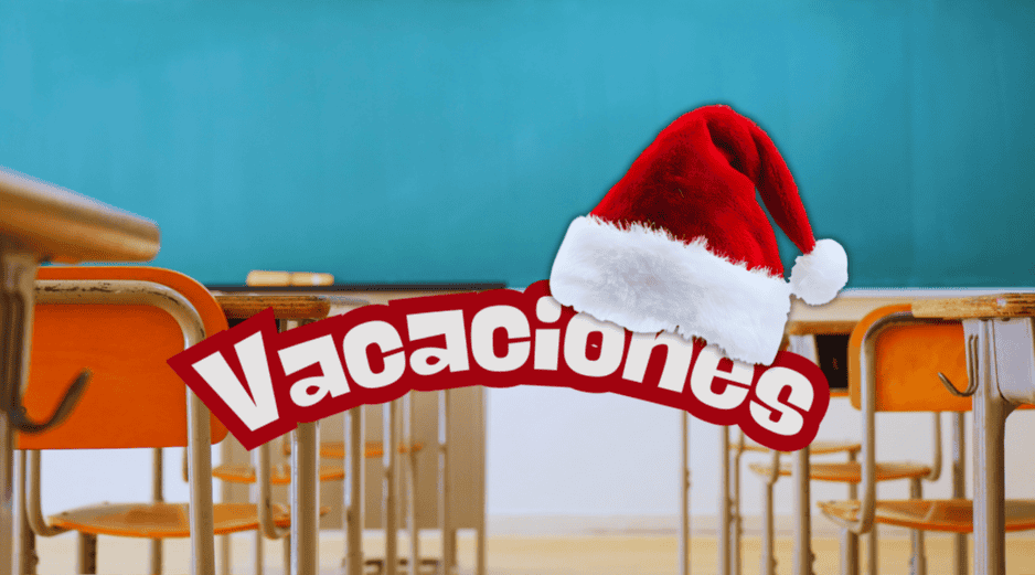 El periodo vacacional comenzará oficialmente el lunes 22 de diciembre, iniciando más de dos semanas de descanso para las y los estudiantes de educación básica. ESPECIAL / CANVA