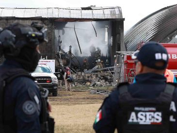 En el sitio aún trabajan para el retiro del fuselaje así como para localizar cualquier indicio. SUN / ARCHIVO