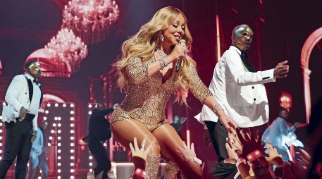 Mariah Carey. La cantante se presentó en los MTV Video Music Awards, entregados en septiembre de 2025. AFP