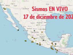 Sismos en México | EN VIVO | 17 de diciembre de 2025. ESPECIAL / SSN