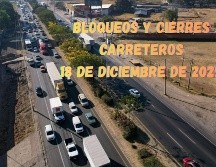 Bloqueos y cierres de carreteras en México este 18 de diciembre de 2025. EL INFORMADOR / ARCHIVO