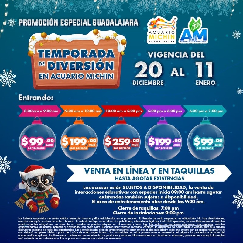 &nbsp;ESPECIAL / FACEBOOK Acuario Michin Guadalajara