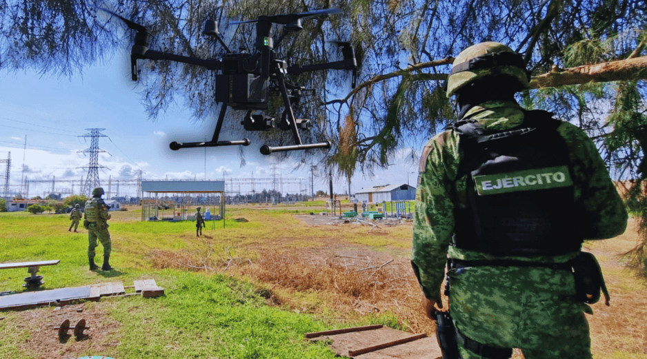 Sheinbaum informó que en el último año se han registrado ataques con drones en contra de elementos de la Sedena. EL INFORMADOR / ARCHIVO