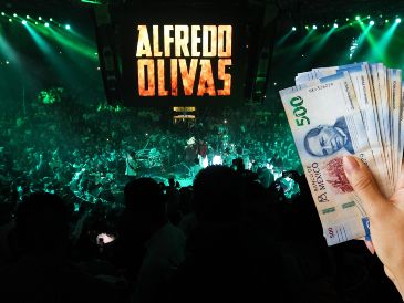 Así se venden los boletos para el próximo concierto de Alfredo Olivas este sábado 20 de diciembre de 2025 en la Monumental Plaza de Toros México. EL INFORMADOR / ARCHIVO