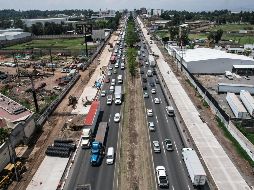 Lemus adelantó que, tras el Mundial de 2026, el tramo del Aeropuerto hacia El Salto e Ixtlahuacán de los Membrillos también será ampliado a 12 carriles con concreto hidráulico. EL INFORMADOR/ ARCHIVO.