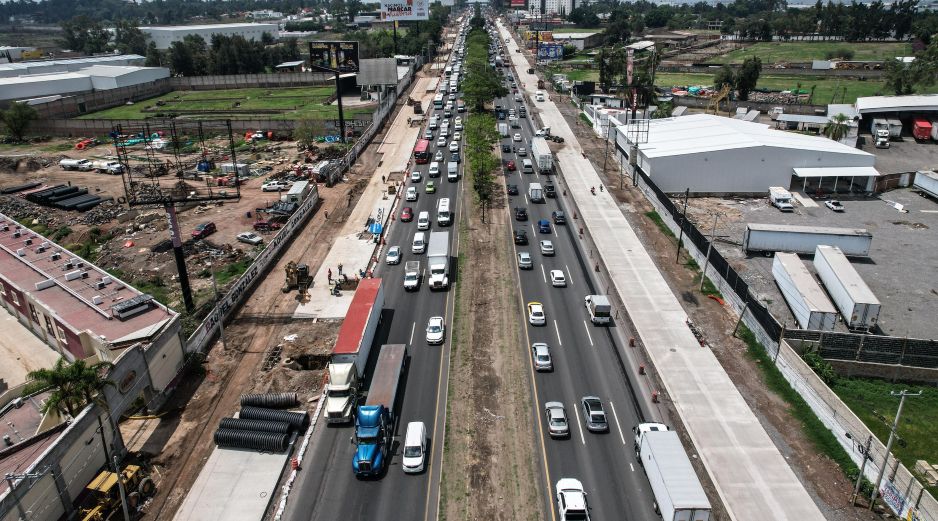 Las obras de Camino Real a Colima y de Carretera a Chapala reabrieron a la circulación en gran parte de los trayectos. EL INFORMADOR / ARCHIVO