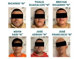 Las unidades de Investigación Especializada en Robo a Negocio y Robo a Casa Habitación, lograron la captura de los seis presuntos delincuentes. ESPECIAL / Fiscalía de Jalisco